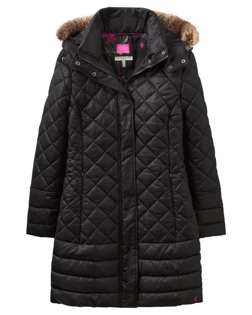 Joules Black Snowshill Padded Jacket