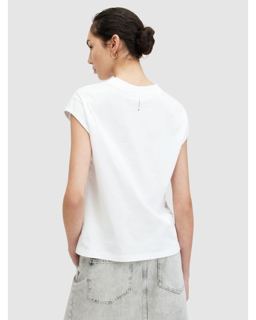AllSaints White Esme T-shirt