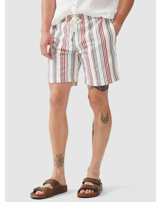 Rodd & Gunn Multicolor Wellpark Avenue Cotton Stripe Resort Shorts for men