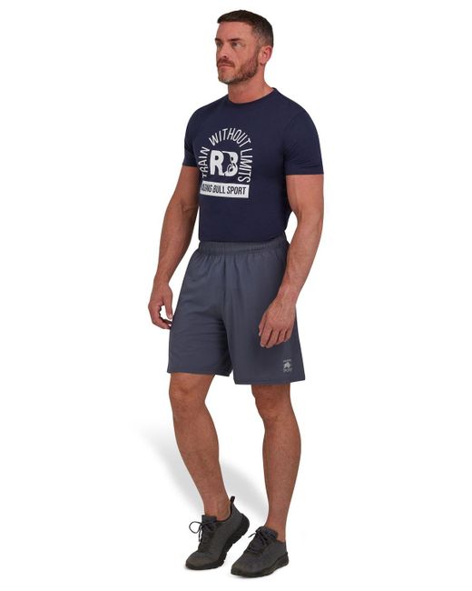 Raging Bull Blue Sport 6" Running Shorts for men