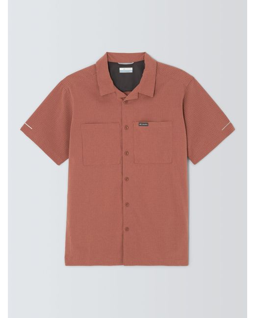 Columbia Orange Mesa Short Sleeve Shirt for men