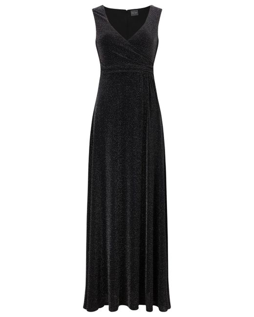 Phase Eight Black Beulah Sparkle Full Length Dress