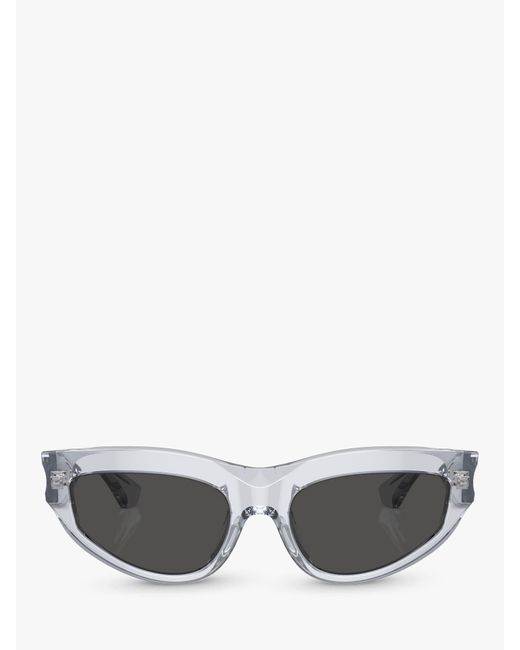 Burberry Gray Be4425u Cat's Eye Sunglasses