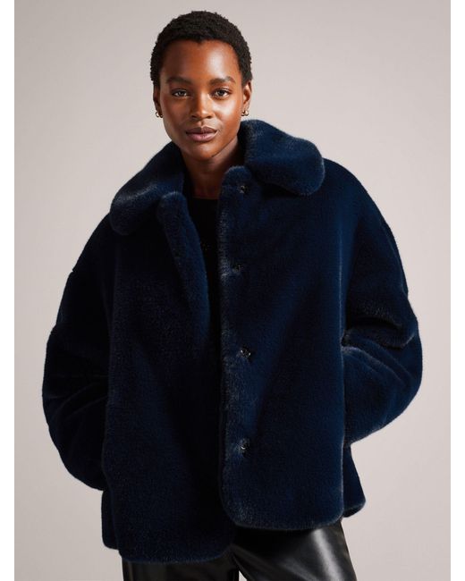 Ted baker cobalt 2025 blue coat