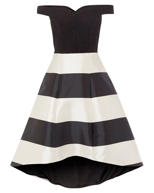 Coast Black Katey Stripe Dress