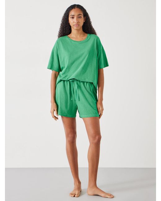 Hush Green Darian Jersey Short Pyjama Set