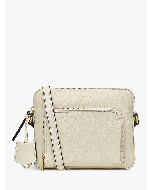 Radley Redford Close Small Zip Top Cross Body Bag in Natural Lyst UK