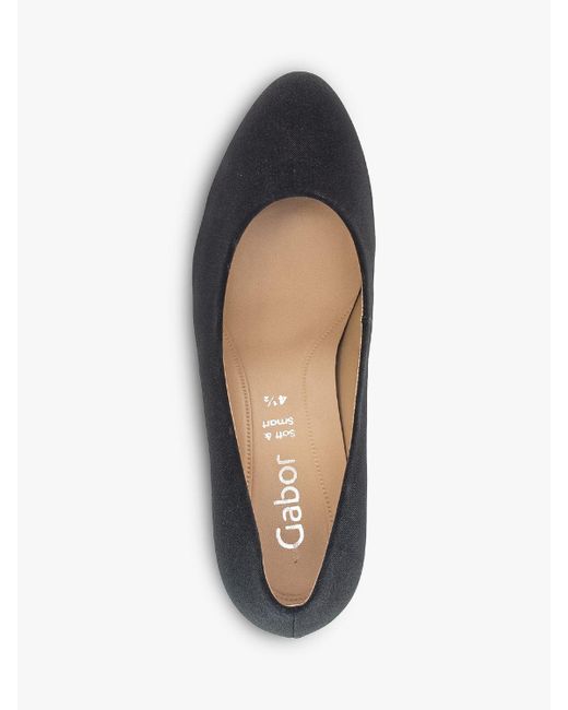 Gabor Edina Embellished Court Shoes in Black | Lyst UK