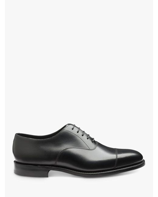 Loake White Aldwych Wide Fit Oxford Shoes for men