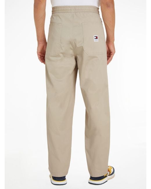 Tommy Hilfiger Natural Tommy Jeans Aiden Tapered Joggers for men