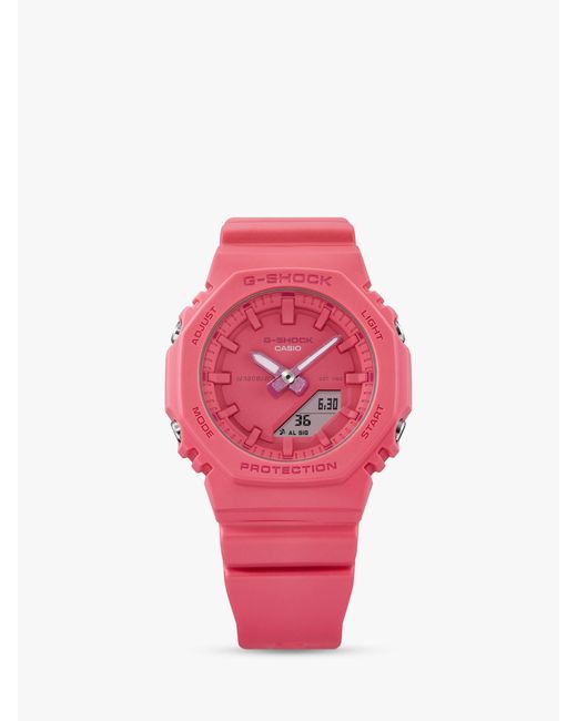 G-Shock Pink G-shock Resin Strap Watch