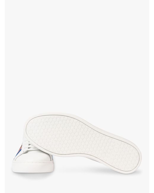 Paul Smith White Rex Embroidery Shoes for men
