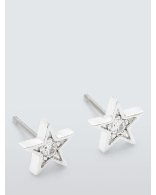 Kate Spade White Star Stud Earrings