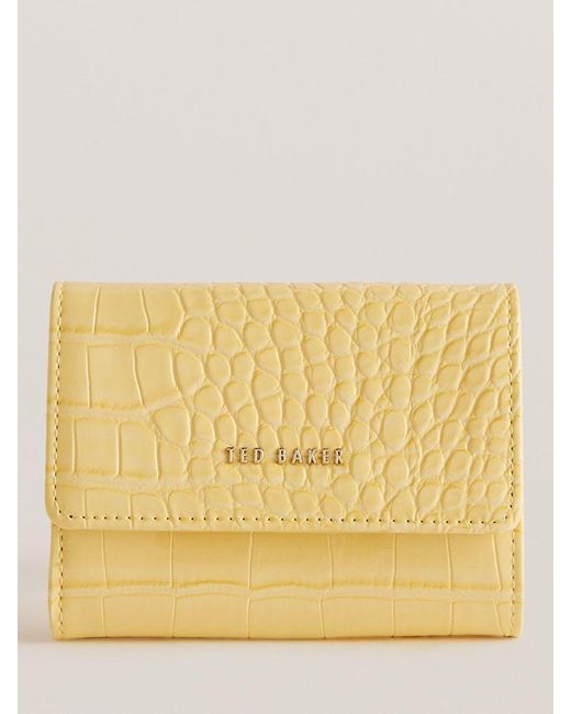 Ted Baker Natural Conilya Small Croc Effect Purse