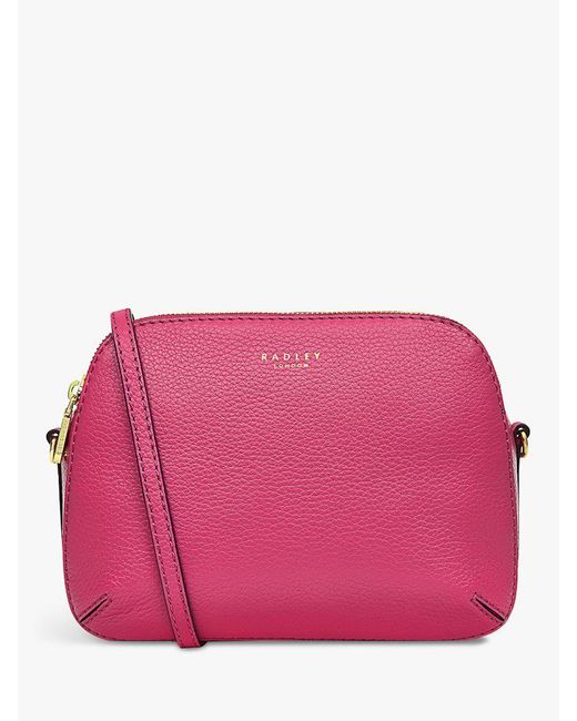 Radley Pink Dukes Place Leather Cross Body Bag