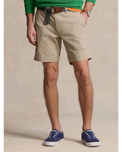 Ralph Lauren Natural Extra Stretch Chino Shorts for men
