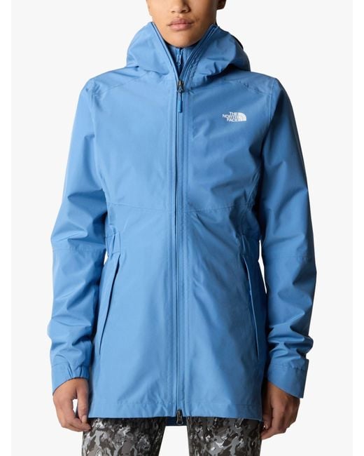 The North Face Blue Hikesteller Waterproof Parka Shell Jacket
