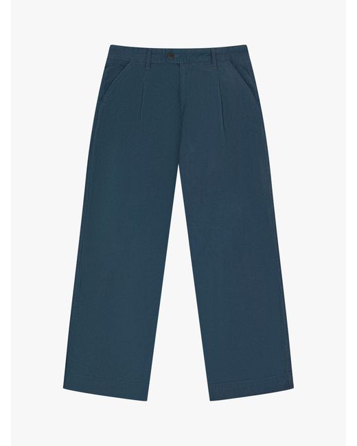 Uskees Blue Retro Boat Trousers for men