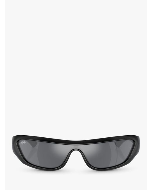 Ray-Ban Gray Rb4431 Xan Wrap Sunglasses