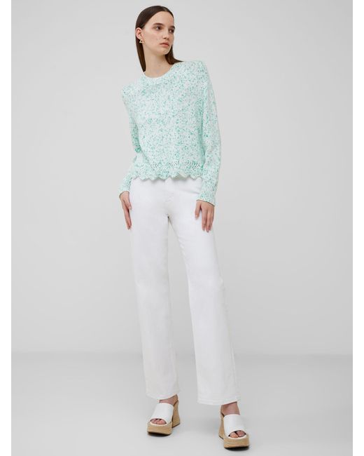 French Connection Multicolor Nevanna Scallop Hem Jumper
