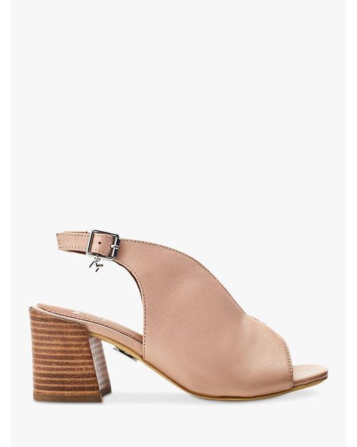 Moda In Pelle Pink Lonnia Leather Sandals