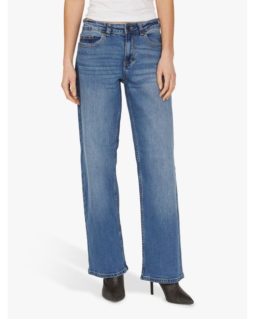 Sisters Point Blue Onea Low Waist Jeans