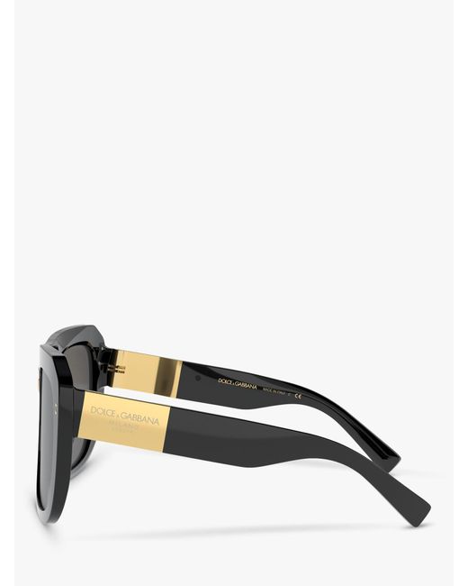 Dolce & Gabbana Black Dg4397 Chunky Square Sunglasses