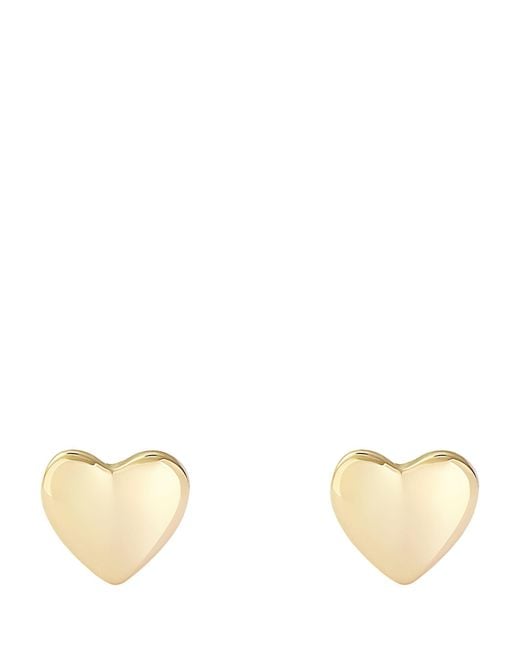 Ted Baker Natural Harly Tiny Heart Stud Earrings