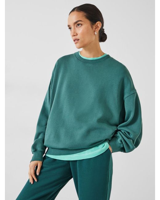 Hush Green Quade Oversized Sweatshirt