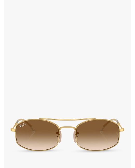 Ray-Ban Natural Rb3719 Oval Sunglasses