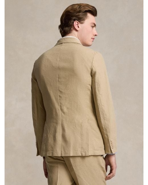 Ralph Lauren Natural Polo Soft Modern Linen Suit Jacket for men