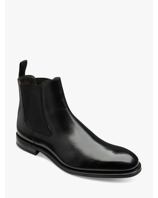 Loake Black Wareing Chelsea Boots for men