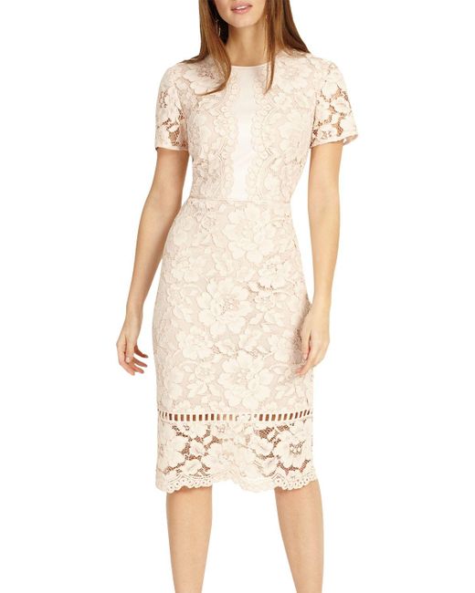 Phase Eight Pink Darena Lace Dress
