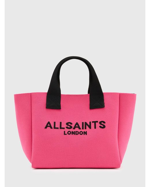 AllSaints Pink Izzy Mini Tote Bag