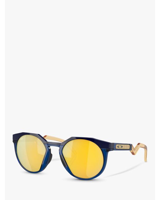 Oakley Metallic Oo9242 Polarised Round Sunglasses for men
