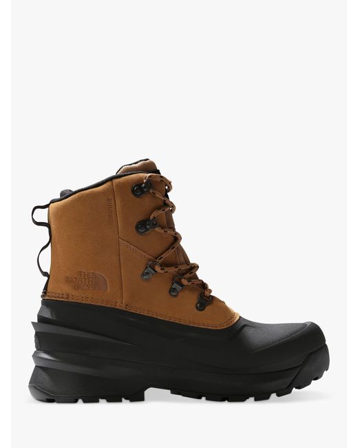 The North Face Brown Chilkat V Waterproof Hiking Boots for men
