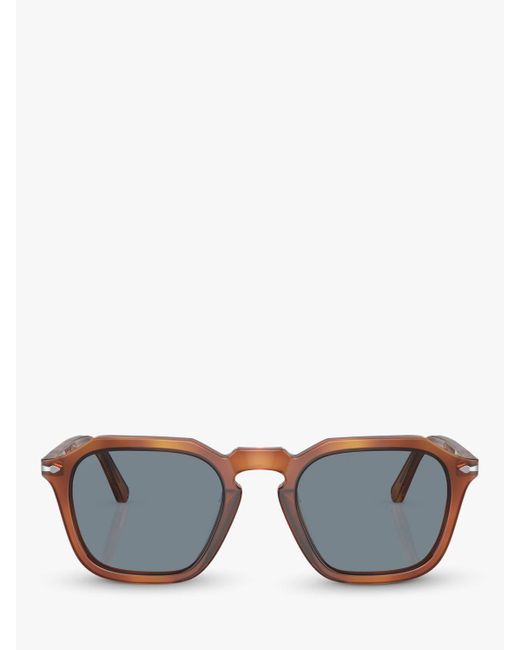 Persol Gray Po3292s Polarised Square Sunglasses for men