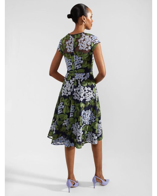 Hobbs Multicolor Tia Floral Embroidery Dress