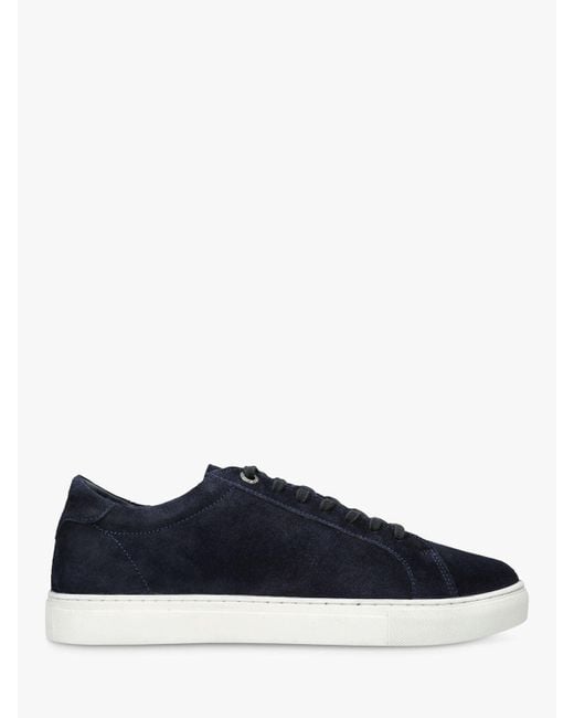 KG by Kurt Geiger Blue Fire Suede Trainers for men