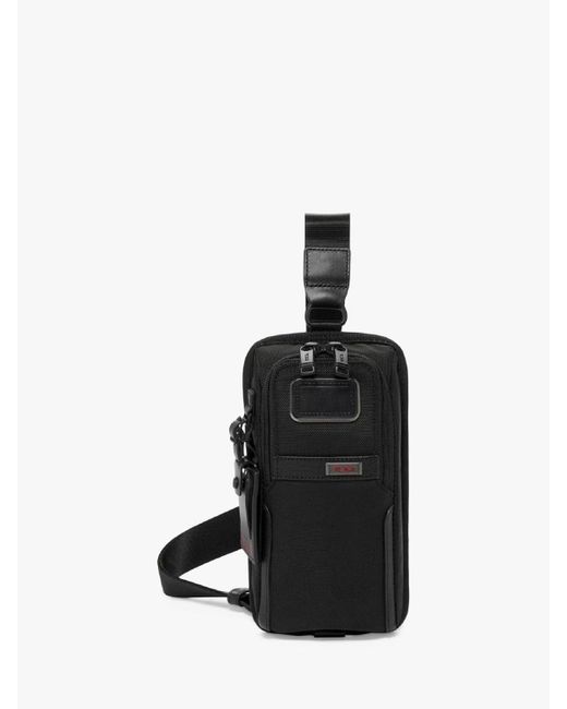 Tumi Black Alpha 3 Compact Sling Bag for men