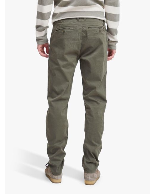 Casual Friday Green Viggo Slim Fit Chino Trousers for men