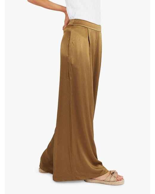 Traffic People Natural Breathless Evie Wide Leg Trousers