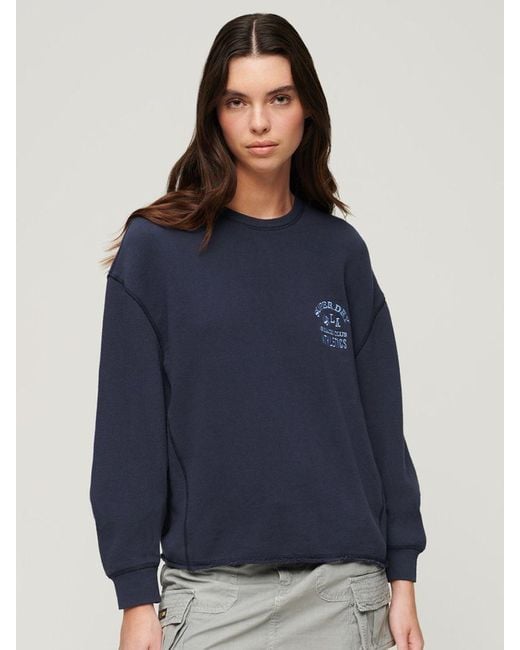 Superdry Blue Athletic Essential Sweatshirt