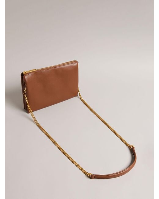 Ted Baker Brown Esille Crossbody Leather Bag