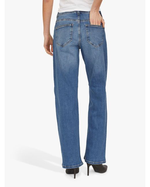 Sisters Point Blue Onea Low Waist Jeans