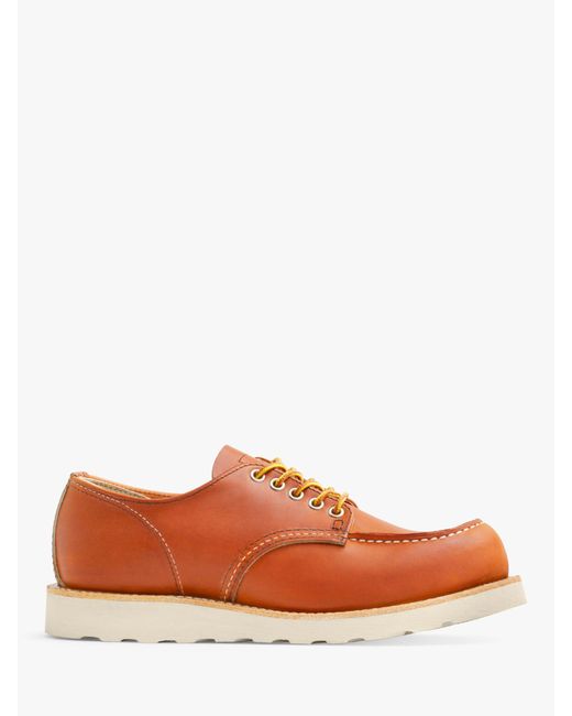 Red Wing Orange Heritage Work Classic Oxford Shoe for men