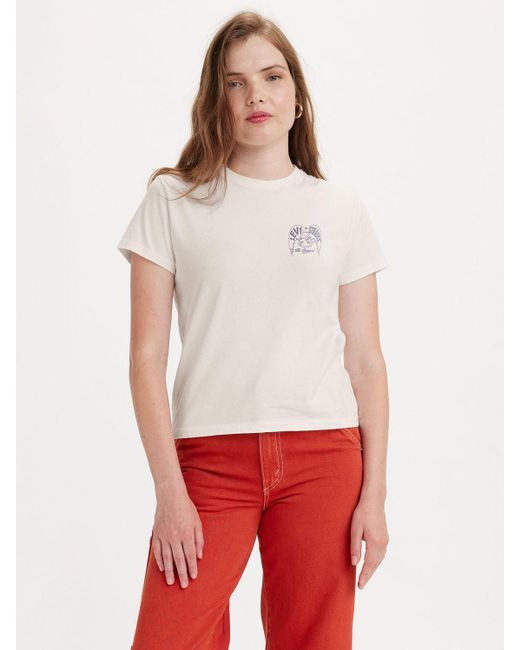 Levi's Red Eagle Egret Graphic Classic Tee