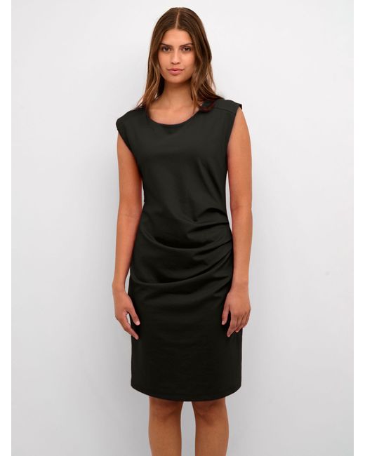 Kaffe Black India Sleeveless Fitted Cocktail Dress