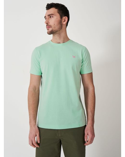 Crew Green Crew Neck T-shirt for men