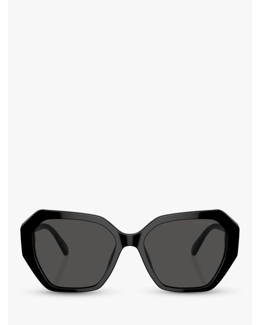 Swarovski Black Sk6017 Irregular Sunglasses